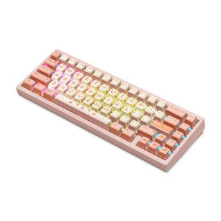 Pixel Ocean Keycaps – Pink Pixel Ocean Theme, OEM Profile, Dye-Sublimated PBT