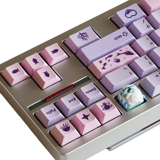 Purple Coral Keycap Set
