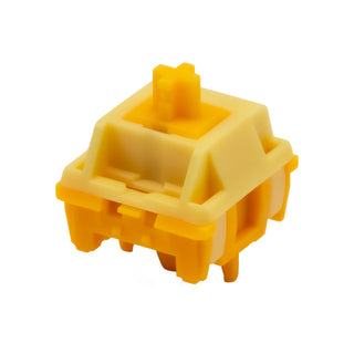Top view showing the cross stem of the SHHH silent switches