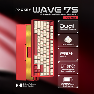 PMOKEY Wave 75 Quick Release Mechanical Keyboard