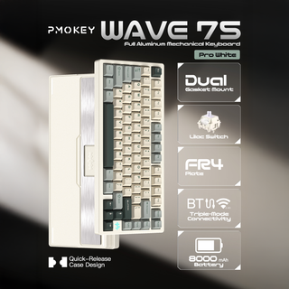 PMOKEY Wave 75 Quick Release Mechanical Keyboard