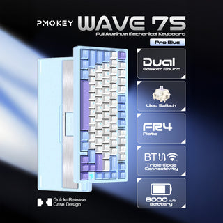 PMOKEY Wave 75 Quick Release Mechanical Keyboard